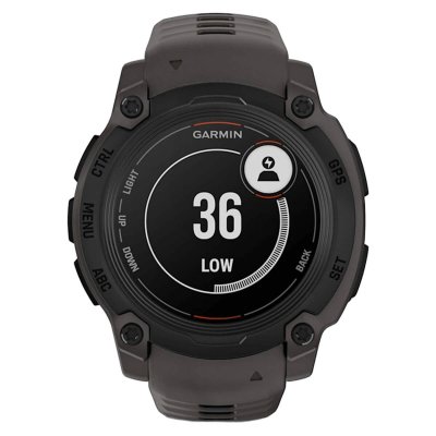Часы Garmin Instinct E Black 40mm c угольно-черным ремешком